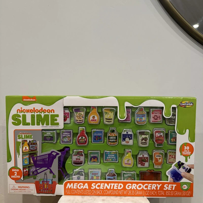 NICKELODEON MEGA SCENTED GROCERY SET 30 JARS OF FUN SCENTED