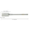 Beauticom Professional Pana Silver Large Dome Top Barrel Carbide Bit