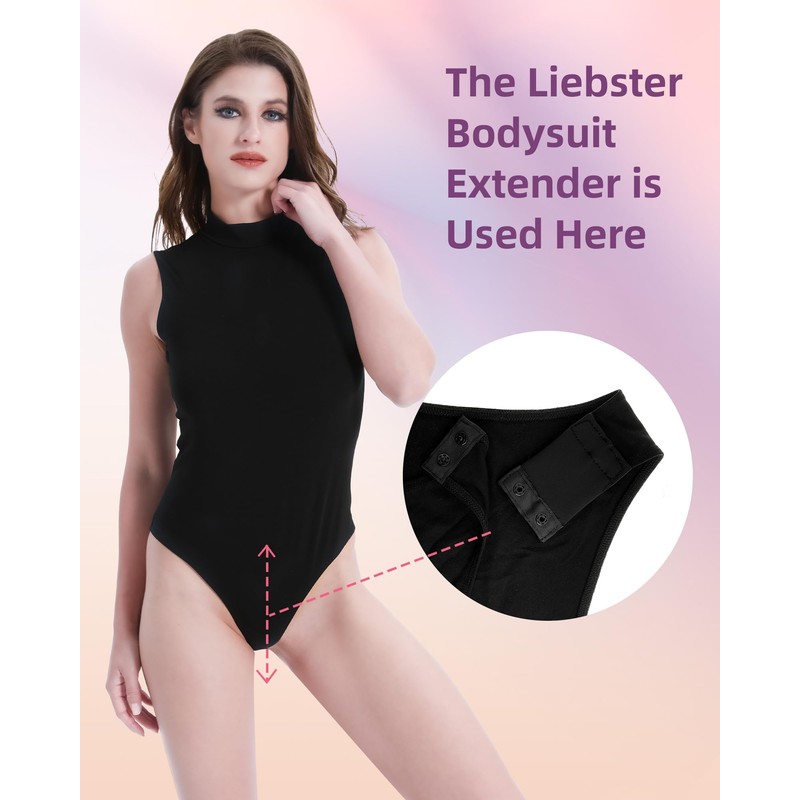 Liebster Shapewear Bodysuit Extender for Women - Adjustable Crotch &