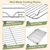 TeamFar Baking Sheet with Rack Set (3 Pans + 3