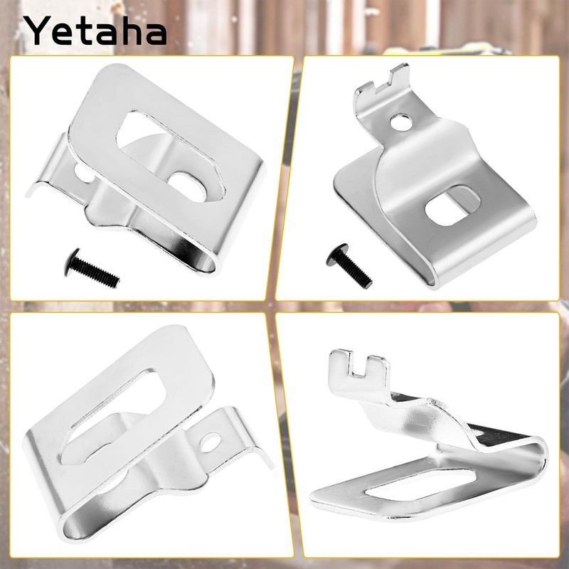 Yetaha 8PCS Belt Clips for Dewalt with Screws, Stainless Steel