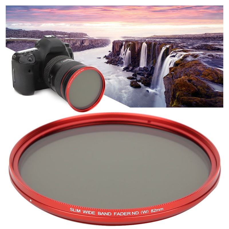 FOTGA 82mm Adjustable ND Filter ND2‑400 Neutral Density Filter for