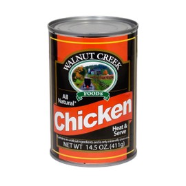 AmishTastes Walnut Creek Canned Boneless Chicken Pieces, All Natural, Heat & Serve, 14.5 Oz. (Pack of 6)