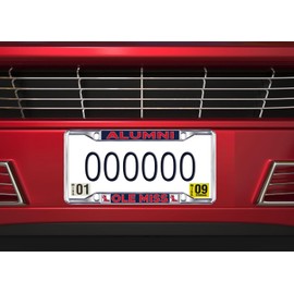 Decorvo Ole Miss Alumni License Plate Frame - Mississippi Car Truck Accessory