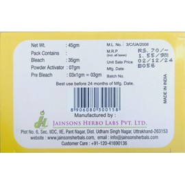 MANGO BLEACH HERBAL BLEACHING CREAM WITH PRE BLEACH FOR ALL WITH NATURAL INGREDIENTS 45 GRAMS