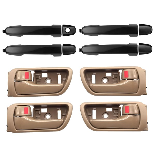 Set of 8 Interior Door Handle & Exterior Outside Outer