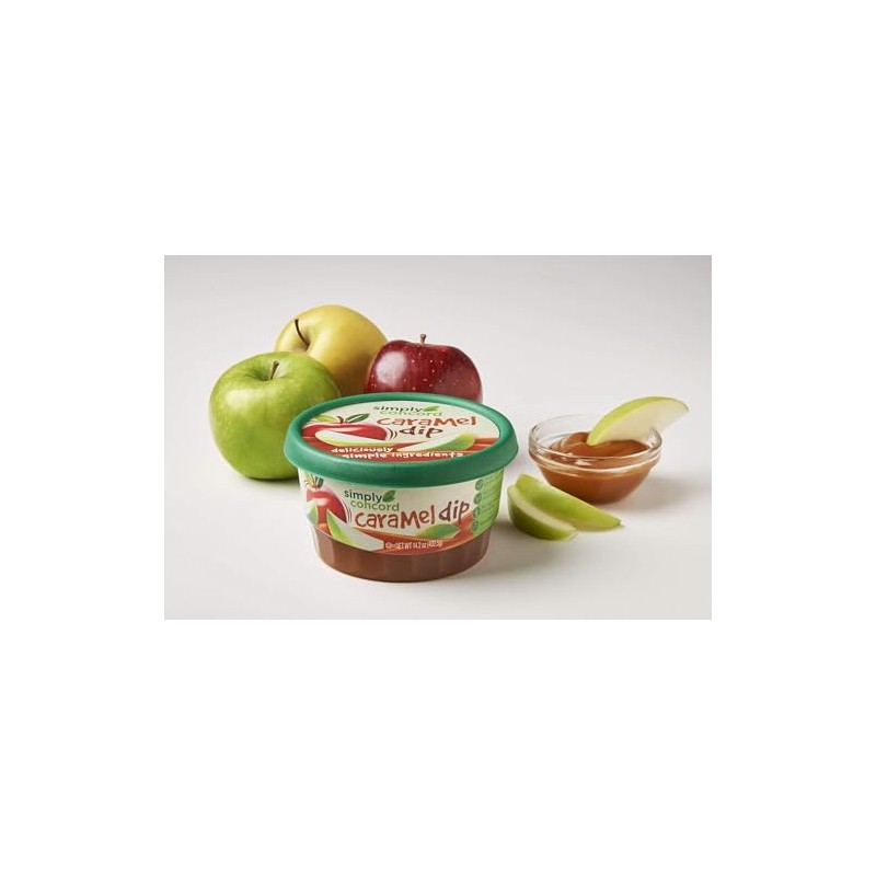 AmishTastes Simply Concord "Clean Label" Single-Serve Caramel Apple Dip (2