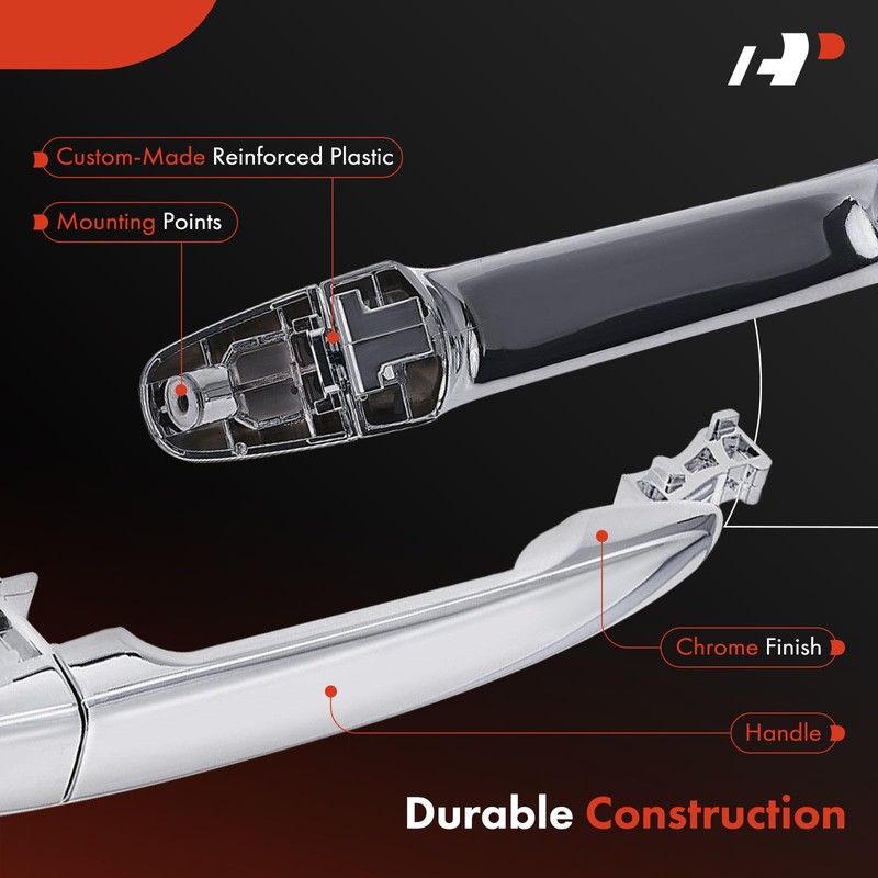 A-Premium Front Right Passenger Side Exterior Door Handle Compatible with