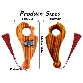 Anlising 1 x Digital Beads Counter, Buddha Beads Counter, Prayer Beads Counter, Buddha Beads Counter, Prayer Beads Counter, for Active Finger, Meditation, Buddhist Prayer, Relaxation