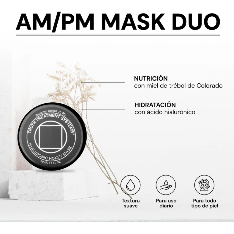 Truth Treatments Kit Am/pm Mask Duo Hidratación Y Nutrición