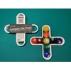 Cross Billiard Ball Rack & Challenge Game (Brilliant White)