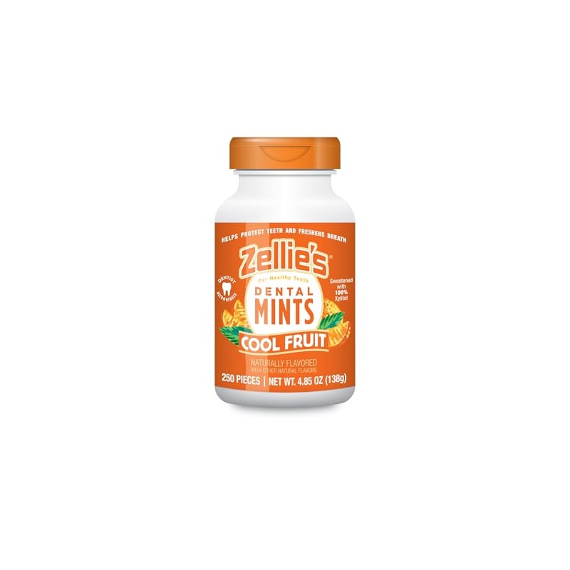 Zellie's | 100% Xylitol Cool Fruit Mints Breath Mints |