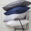 Palazzo Fitted Sheet Cotton Sateen Midnight Blue 90 x 200