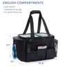 FREECOLSH Black Waterproof Caddy, 16" x 11" x 11", with