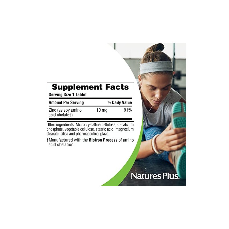 Zinc 10mg - Nature's Plus - 90 - Tablet by