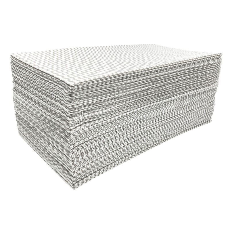 Shinmei Antibacterial Counter Cloth, Gray, 100 Sheets
