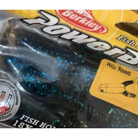Berkley PowerBait #PBBRT4-OCC 4.5" Rib Toad Okochobee Craw-1pk of 6pcs-SHIP 24HR