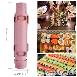 Qianxihu Fashionable Bazooka Sushi Roller Cute Sushi Roll Rice Mold Original Homemade DIY Sushi Roller Portable Sushi Machine for Kitchen Picnic Traveling