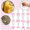 YYMYMGJ Pink Bow Party Favors 12 PCS Pink Bow Acrylic