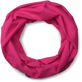 styleBreaker 01012037 Unisex Jersey Multifunctional Scarf, Headband, Hairband, Head Scarf, Loop Scarf, Tube Scarf - Pink