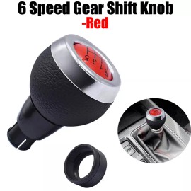 JYMAOYI For MINI Cooper F55 F56 F57 F58 Manual 6 Speed Car Gear Stick Shift Knob Red