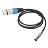 3Pin Audio Cable Mini Male to XLR Female Zinc Alloy
