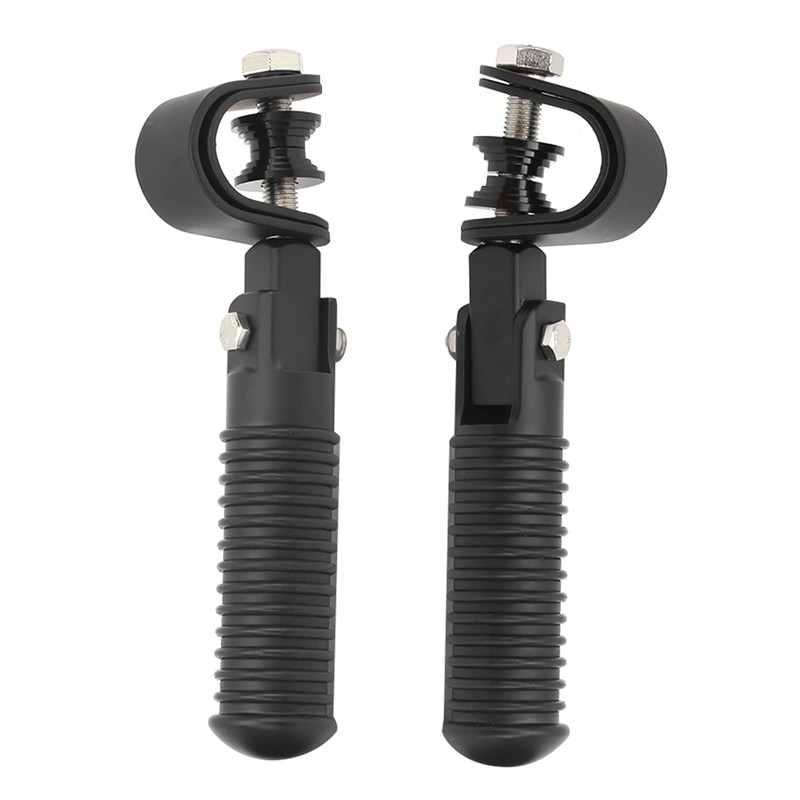 Motorcycle Foot Pegs 2 Pack 7-1/2 Inch Footrest Clamp Footrest