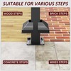 MODCART Hand Rails for Outdoor Steps, 2 Step Handrail 2