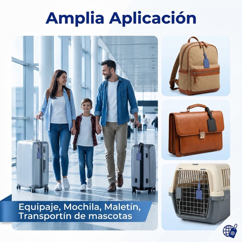 8 Piezas Identificador de Maletas de Viaje, Tag para Maletas
