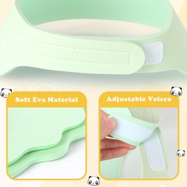 LADES Baby Shower Caps Shield - Adjustable Kids Bath Visor Hat Shampoo Washing Hair Protection Soft Cartoon for Toddler