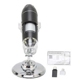 3 in 1 USB Digital Microscope 50X‑1600X Portable Handheld 8 LED Magnification Endoscope Camera for Android