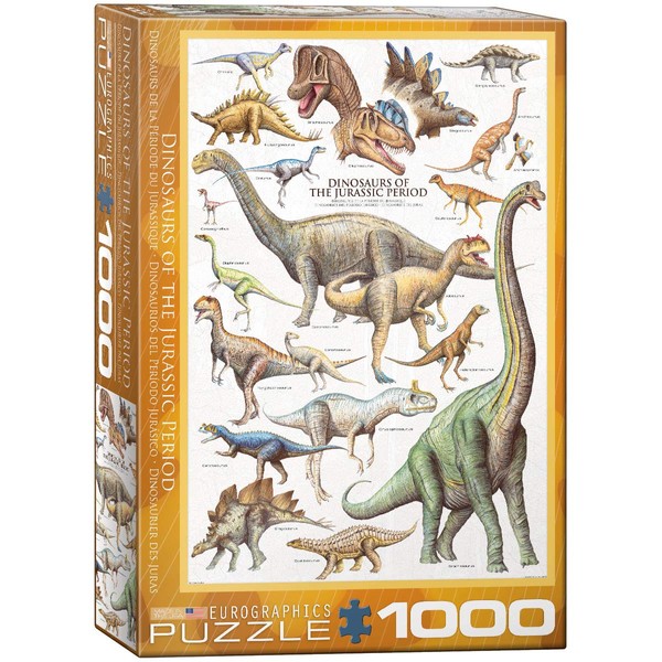 EuroGraphics Dinosaurs Jurassic 1000 Piece Puzzle (6000-0099)