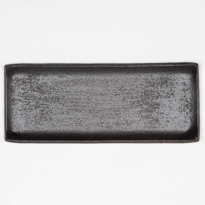 Shigaraki Ware MR-3-3369 Hechimon Serving Dish, Flower Wabi