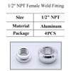 YSIL 1/2” NPT Female Weld on Bung Fuel Tank Fittings