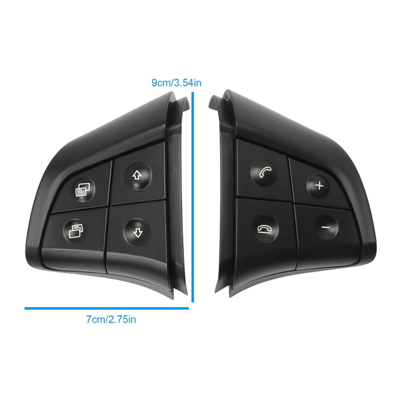Konuooer 2 pieces multifunctional steering wheel switch control buttons 1648207910