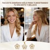 TXG Collares de Mujer, Juego Collar Aretes de Mujer Plata