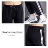 Muxuryee Women's Jersey Jogger Pants, Bottoms, Side Stripes, Sportswear, Women's