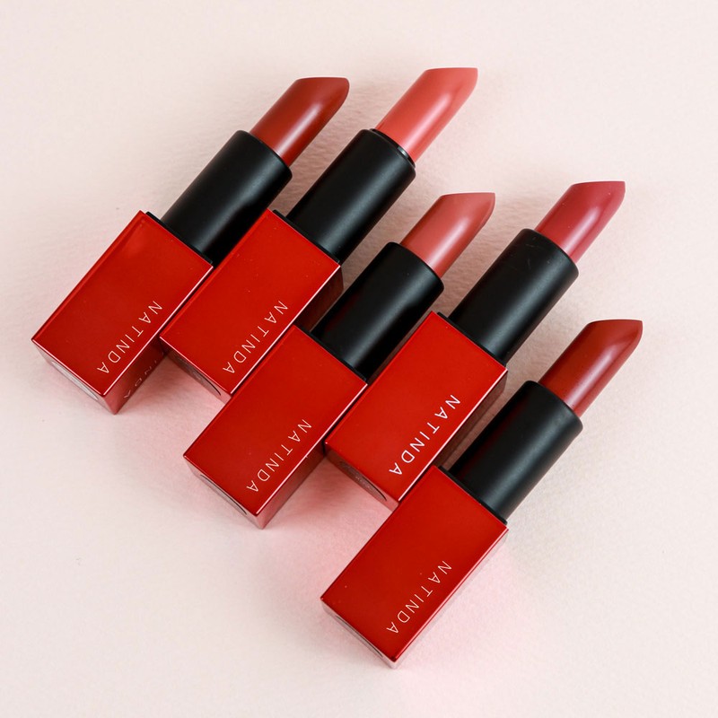 Natinda Magic Rainbow Lipstick Cherry Deep Rose 09 Cross Rose