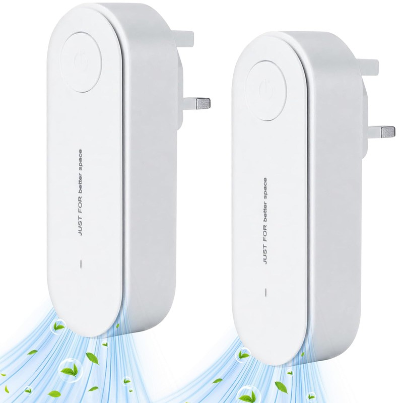 2 Pack Ionic Air Purifiers Plug In UK, Air Purifier