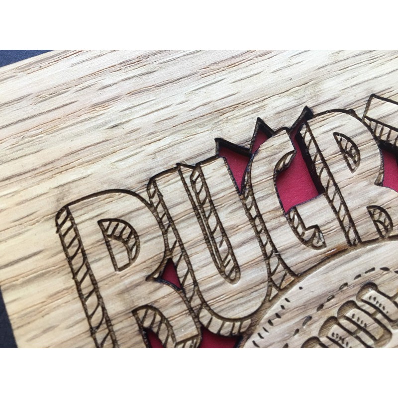 Rugby Picture Frame - 5x7 Frame Holds 3x4 Photo