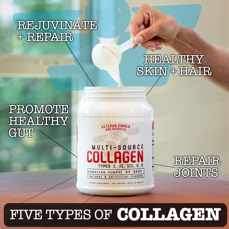 FRONTLINE FORMULATIONS Multi-Source Collagen, Promotes Hair, Skin and Nail Health