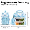 Fit & Fresh Lunch Bag For Women, Insulated Womens Lunch