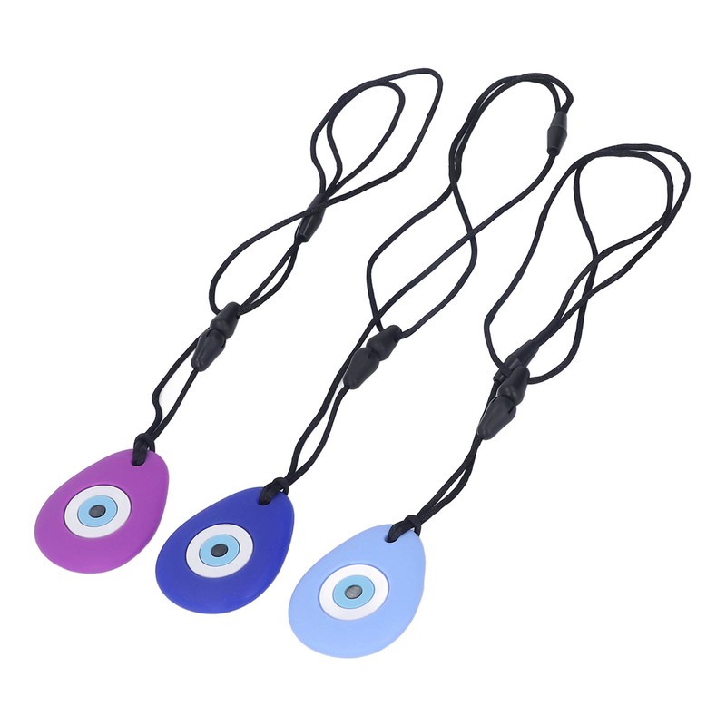 3pcs Drop Shaped Baby Teething Toy Soft Portable Silicone Infant