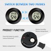 Mini Digital Hygrometer Thermometer Set of 4 - Precise Temperature