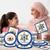 100Pcs Passover Tableware Set-Happy Passover Party Supplies