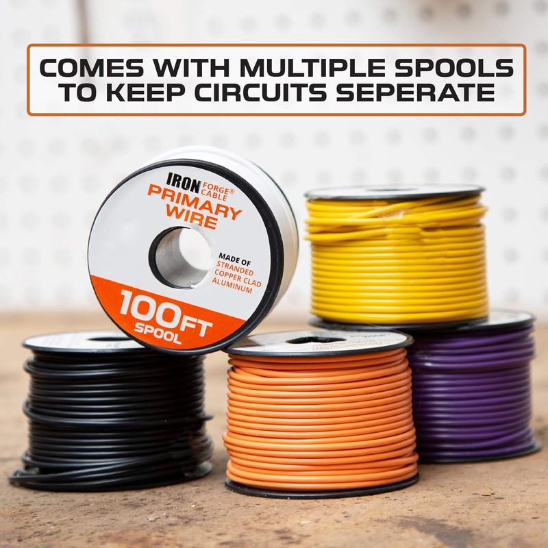 Iron Forge Cable 600 ft 18 Gauge Primary Automotive Wire