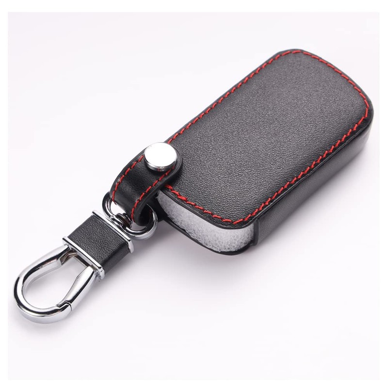 BKY 2 Button Leather Key Case for Honda Stepwagon Fit