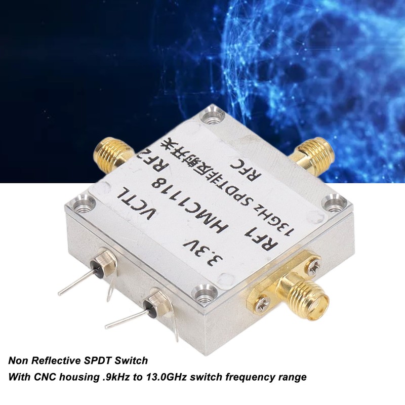 SPDT Switch with CNC Housing High Isolation Non Reflective Single