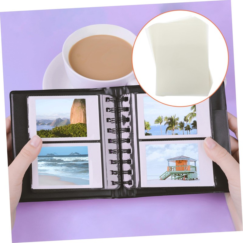 VILLFUL 100pcs Large Lamination Film Scratch Card Laminating Portable Lamination