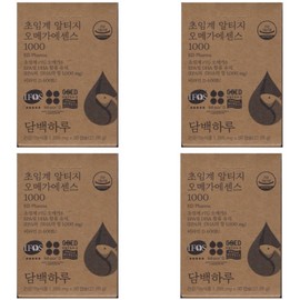 A simple day Simple Haru Supercritical Altige Omega 3 Essence 1000 30 capsules x 4 boxes / 담백하루 초임계 알티지 오메가3 에센스 1000 30캡슐 x 4박스